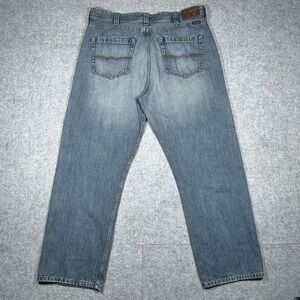 Vintage Wrangler Denim Jeans Men's Size 36x29 Straight Leg Wide Western‎ Cowboy
